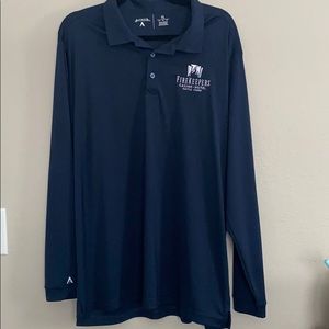 Antigua Men’s Long-Sleeve Polo Navy XL